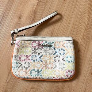 Calvin Klein Women's Ck Signature Wristlet Clutch Wallet